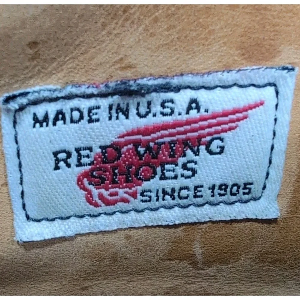 Vtg Y2K Red Wing Chukka Desert Work Boots Mens Size 10 D Brown Made in USA Flaws